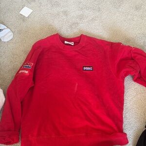 Supreme Red Crewneck Sweater